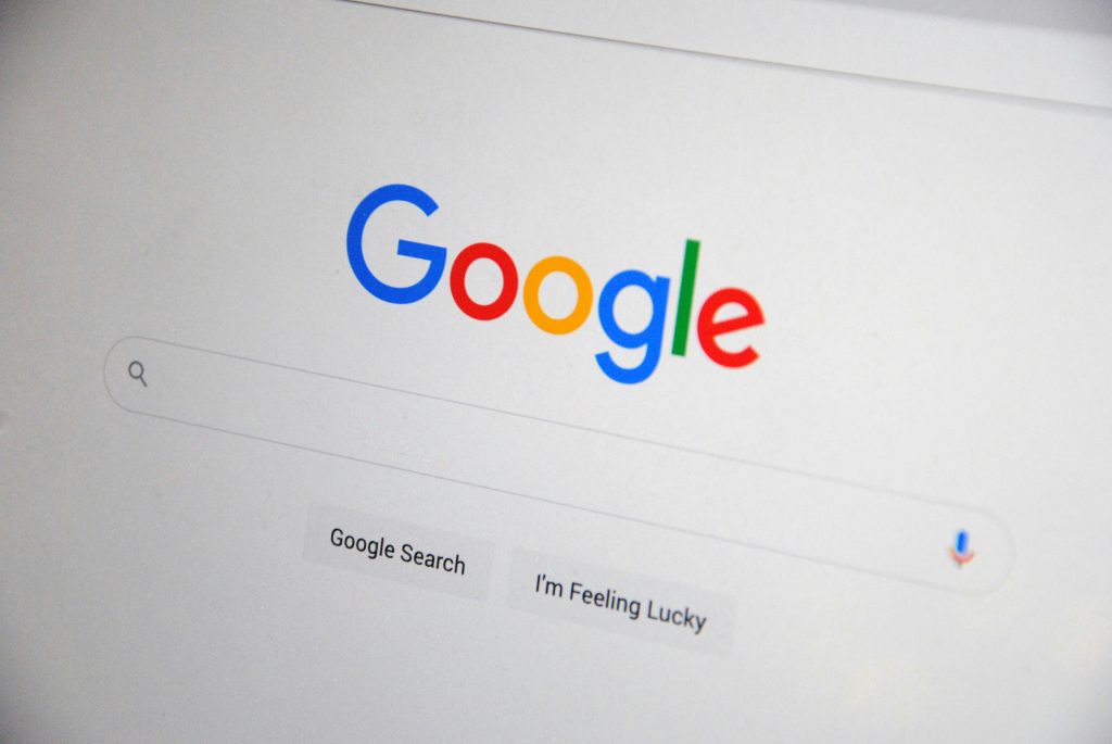 The home screen of Google – the first step of the user journey for many organic leads.
