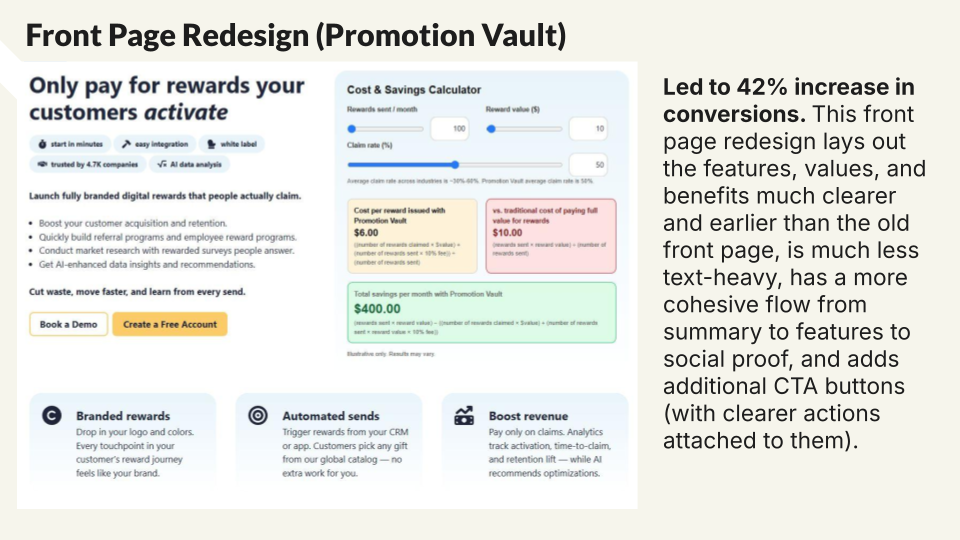 Landing Pages portfolio examples